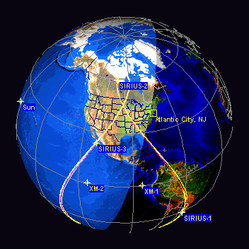 Animated Satellite Map